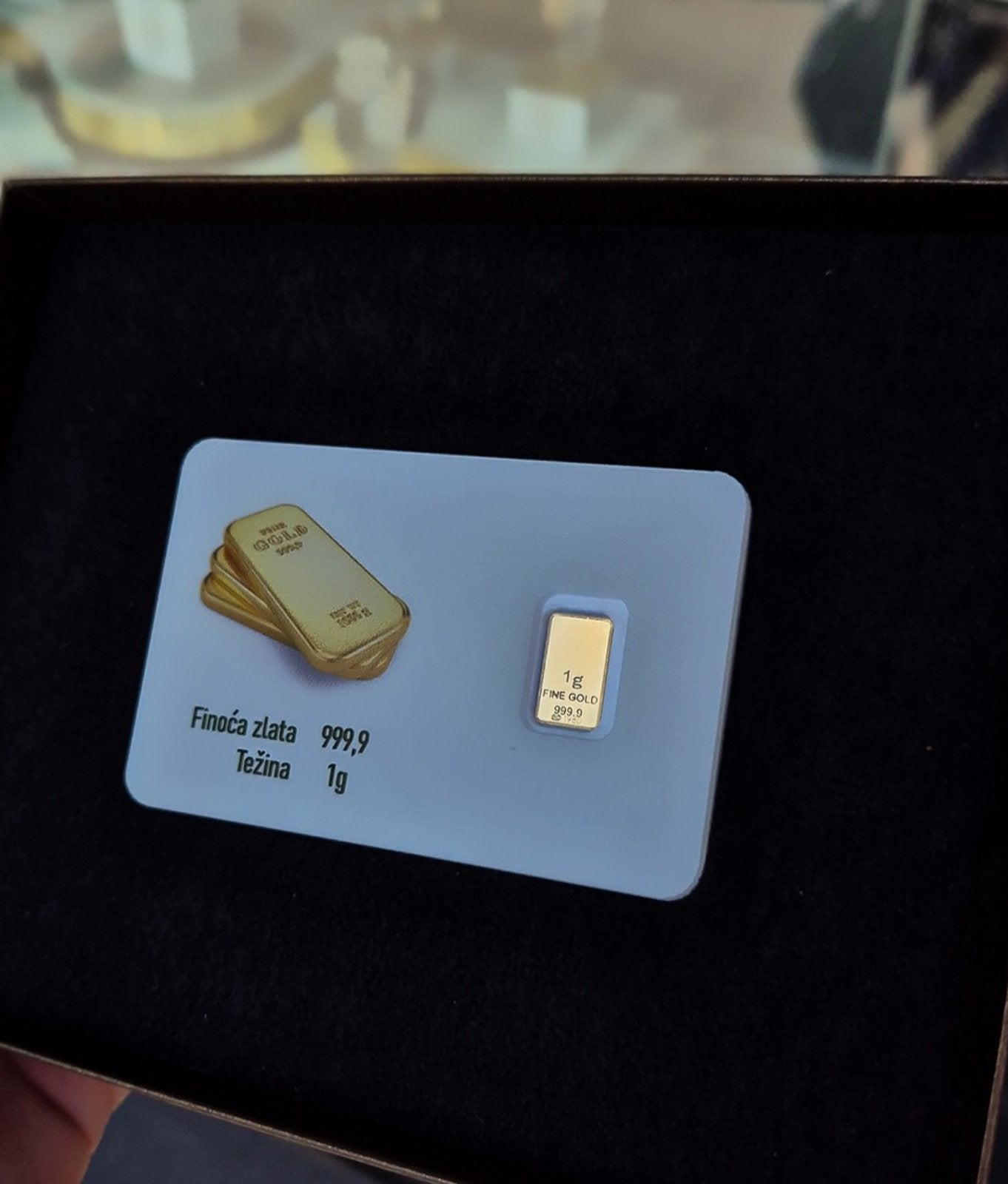 Zlatni gram-investiciona pločica 1g
